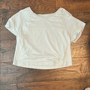 Women's light blue Short Sleeve Top